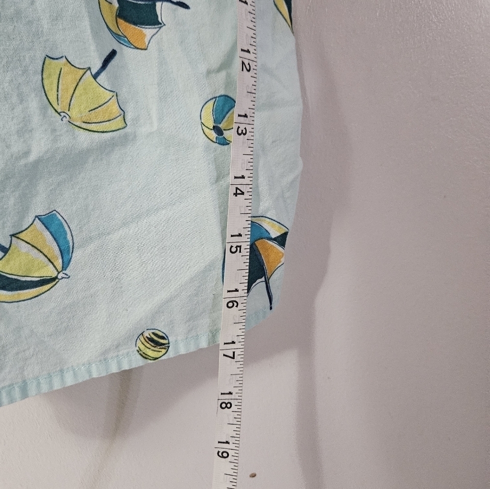 St. Johns Bay Summer Print Button Down Polo Short Sleeve Shirt! - Picture 5 of 5